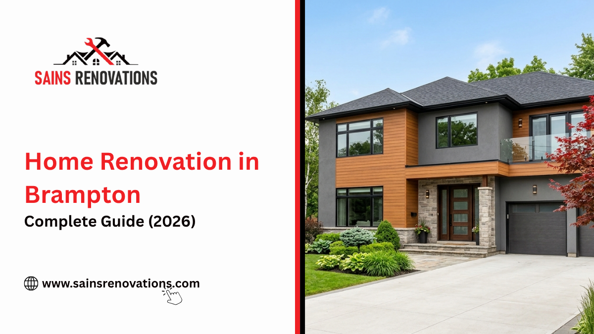 Home renovation in Brampton