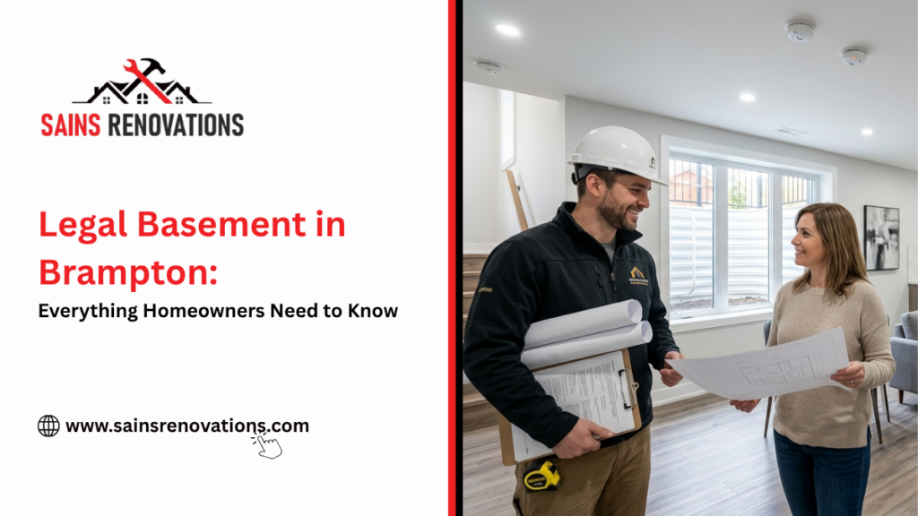 Legal Basement in Brampton