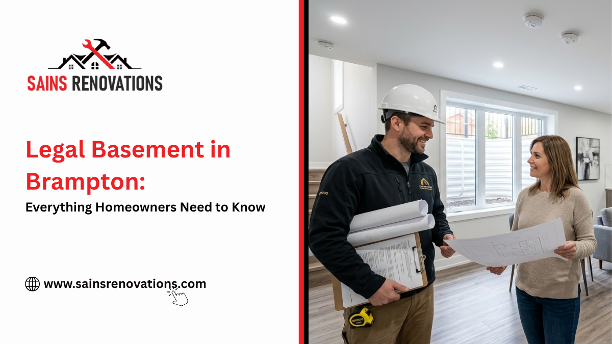Legal Basement in Brampton: Everything Homeowners Need to Know