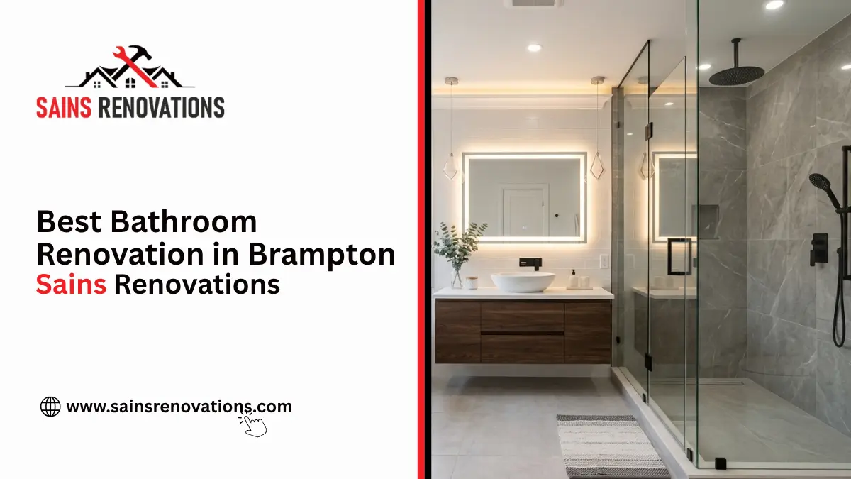 Best Bathroom Renovation in Brampton | Sains Renovations