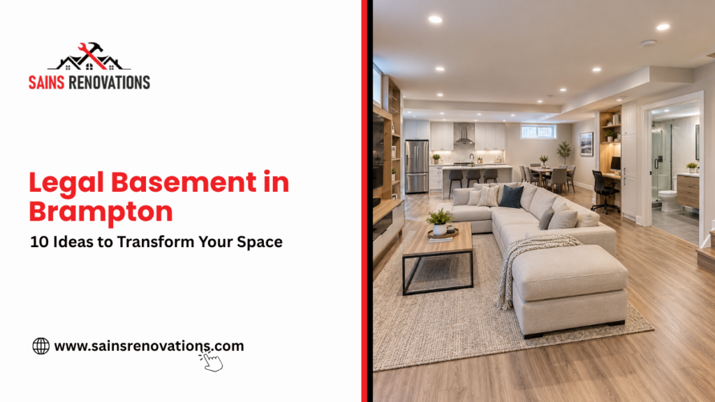 Legal Basement in Brampton