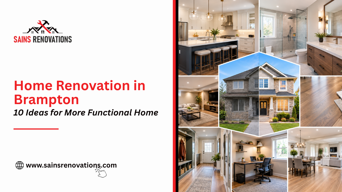 Home Renovation in Brampton: 10 Ideas for More Functional Home