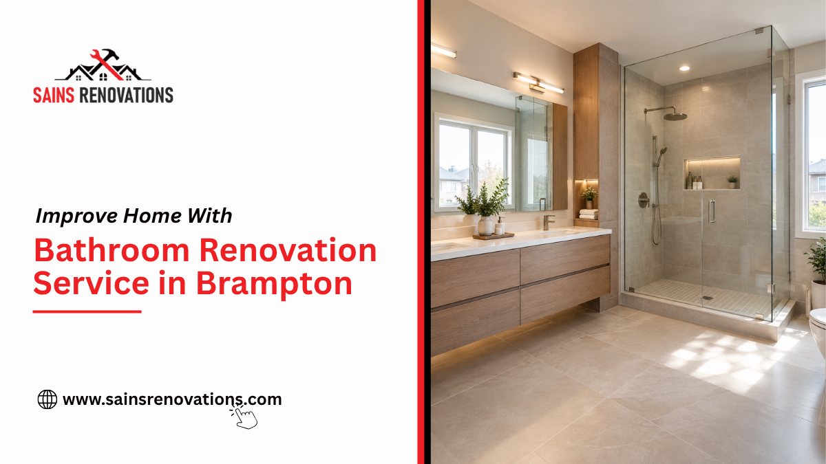 Improve Home With Bathroom Renovation Service in Brampton