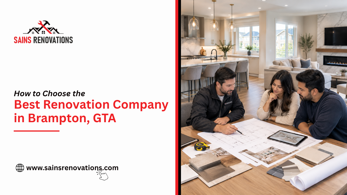 How to Choose the Best Renovation Company in Brampton, GTA