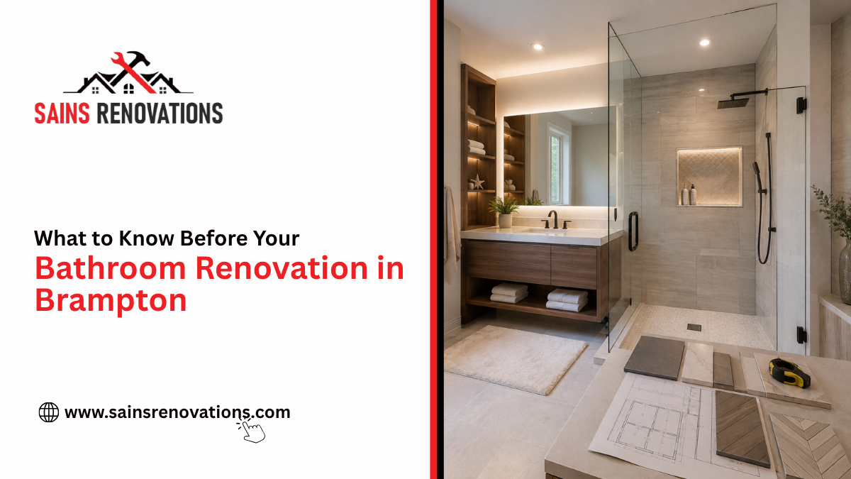 What to Know Before Your Bathroom Renovation in Brampton